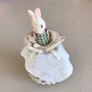 Weighted Victorian style bunny